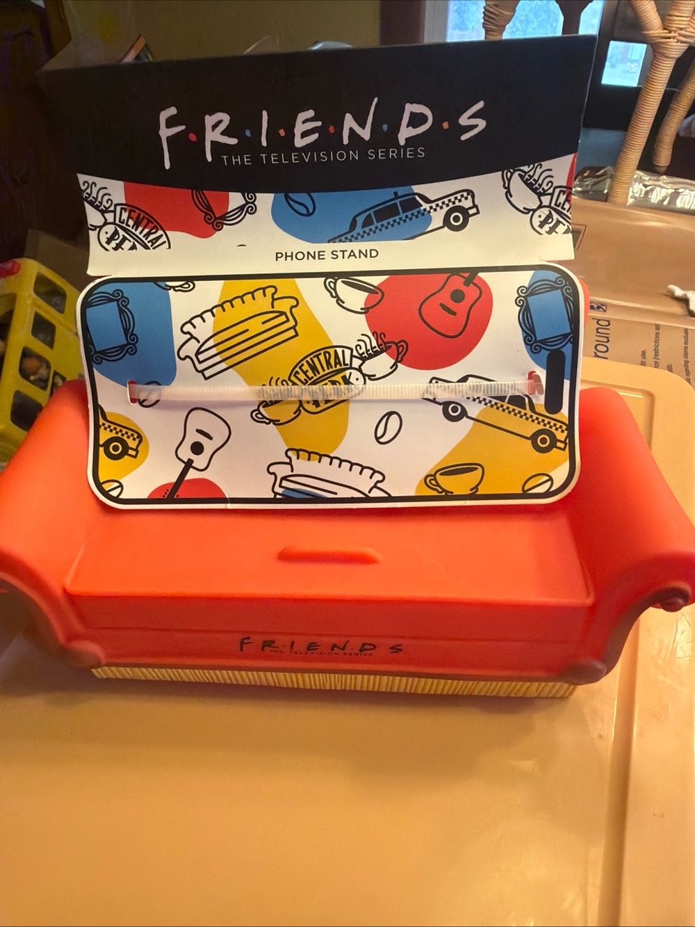 FRIENDS TV Show Central Perk Coffee Sofa Couch Cell Phone Holder / Display Stand